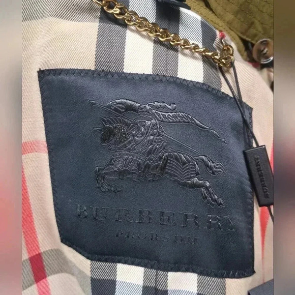 NWT Burberry Prorsum Trench Coat Jacket Willow Green Fashion Label $3999 2 US - Picture 3 of 16